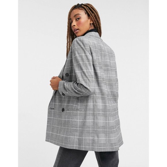 All Saints Astrid Check Blazer 2 - Picture 3 of 8